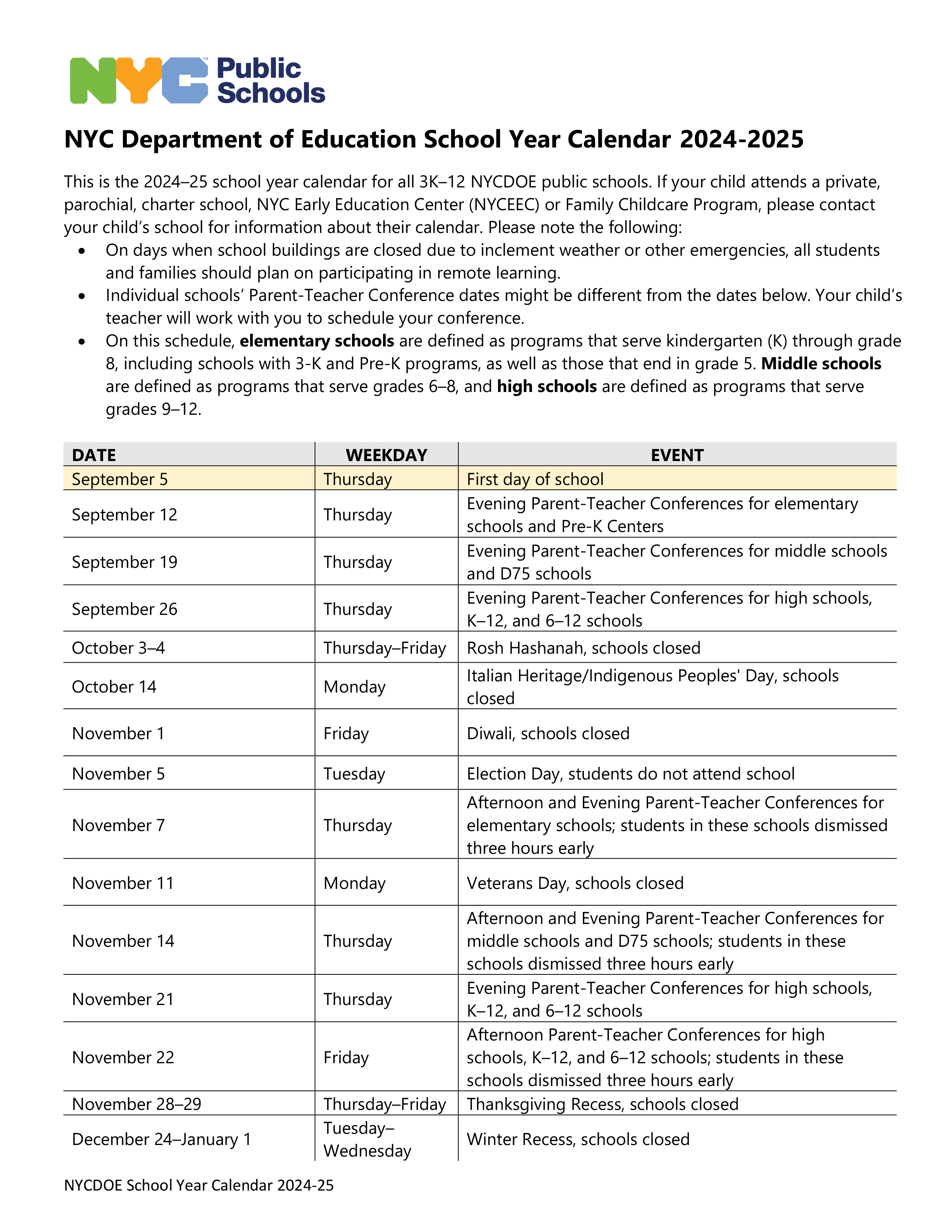 school year calendar 24-25